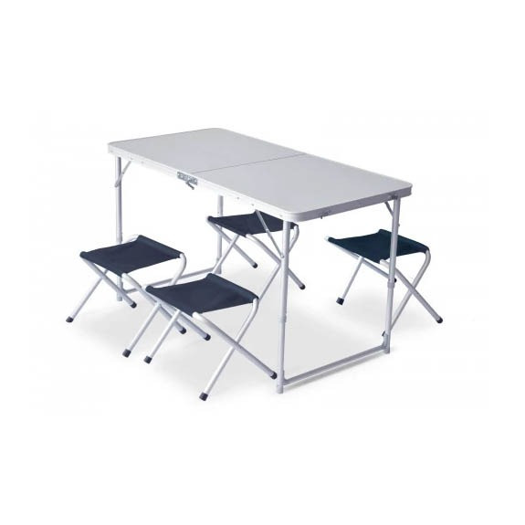 Набор туристический складной, Стол 4 стула комплект для кемпинга, тури  - изображение 1