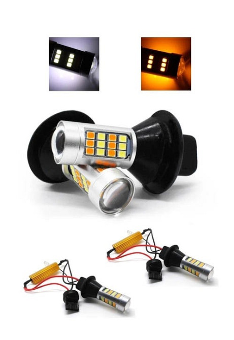 Daytime running lights DRL with turn signals with turn function mode  - photo 2