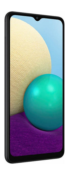 Smartphone Samsung Galaxy A02 (A022/32) Black  - photo 2