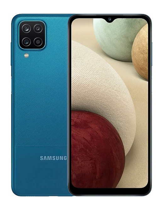 Смартфон Samsung Galaxy A12 3/32Gb Blue  - изображение 4