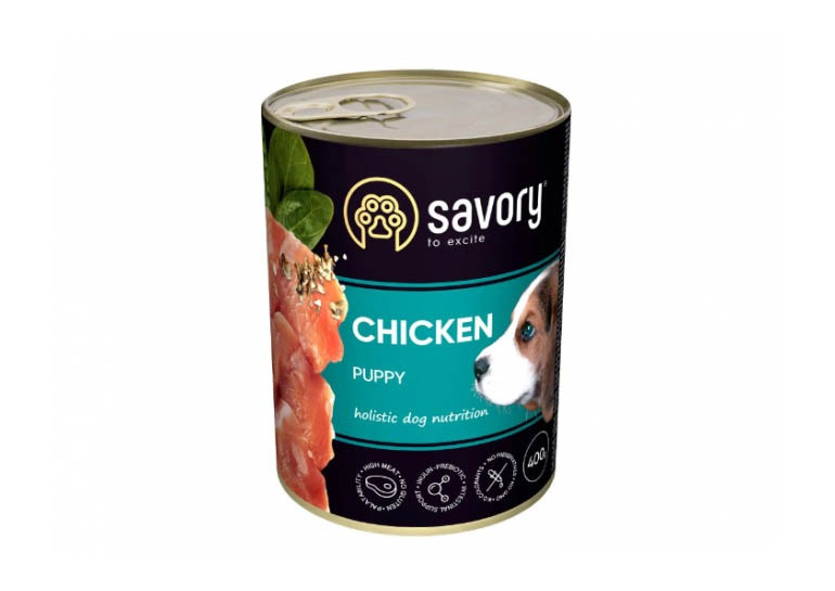 Wet food for puppies Savory 400 g  - photo 1