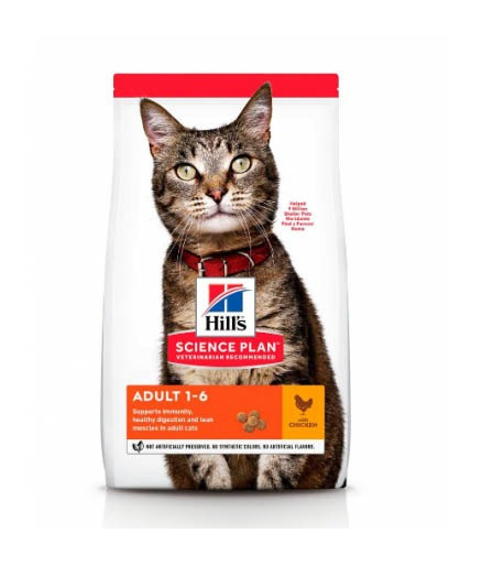 Сухой корм для кошек Hill's Science Plan Feline Adult Chicken 3 кг  - изображение 1